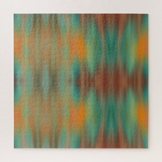 Quebra-cabeça Padrão de Abstrato de vidro congelado no sudoeste (Vertical)