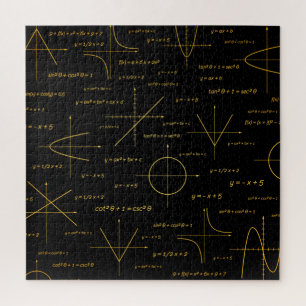 Quebra-cabeça padrão de abstrato matemática