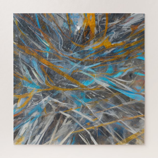 Quebra-cabeça padrão de arte moderna abstrato (Vertical)