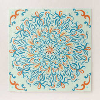 Quebra-cabeça Padrão de Azulejo cerâmico de abstrato
