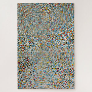 Quebra-cabeça Padrão de Azulejo multicolorido mosaico quadrado (