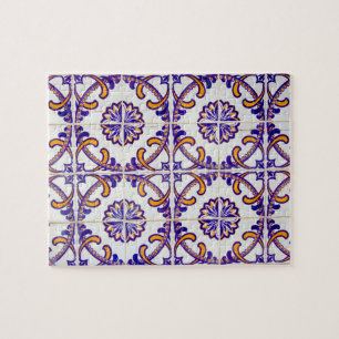 Quebra-cabeça Padrão de azulejos close-up, Portugal