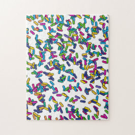 Quebra-cabeça Padrão de borrifadas espalhadas