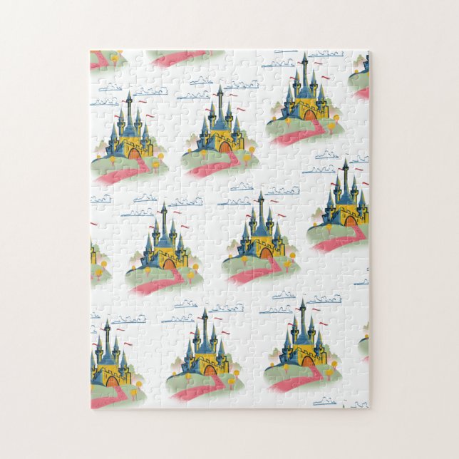 Quebra-cabeça Padrão de castelo de contos de fadas (Vertical)