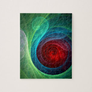 Quebra-cabeça Padrão de cor de Abstrato de arte flexível de temp