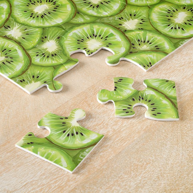 Quebra-cabeça Padrão de Fatia de Kiwi (Lateral)