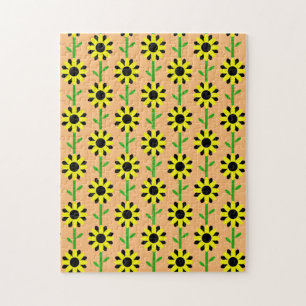 Quebra-cabeça Padrão de Flor Frustrante