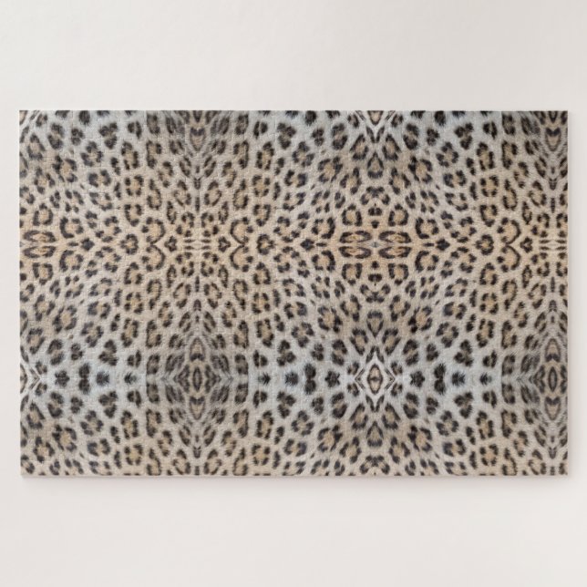 Quebra-cabeça padrão de impressão de peles de animais na moda-le (Horizontal)