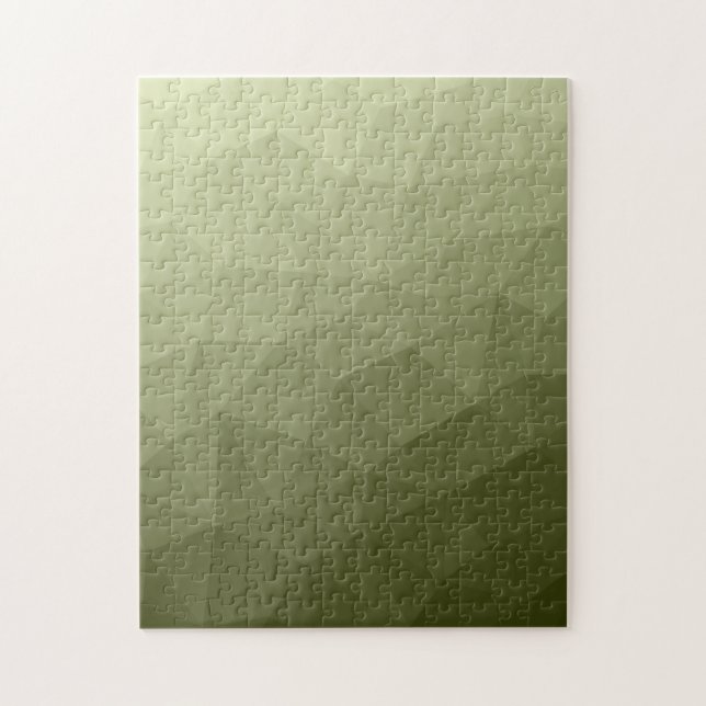 Quebra-cabeça Padrão de malha geométrica gradiente verde do exér (Vertical)