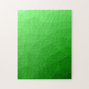 Quebra-cabeça Padrão de malha geométrica gradiente verde Triângu