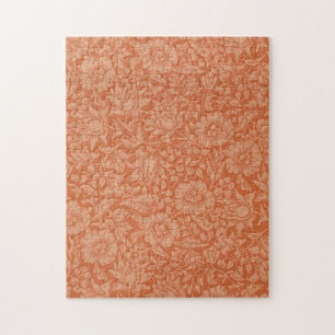 Quebra-cabeça Padrão de Malva de William Morris: Floral Terracot