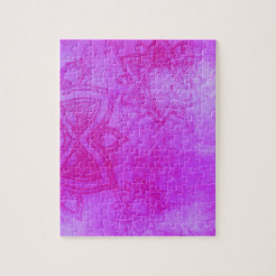 Quebra-cabeça Padrão de Mandala Roxo em Descanso