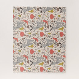 Quebra-cabeça Padrão de Natal