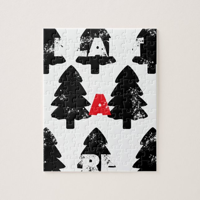 Quebra-cabeça Padrão de plantar uma árvore (Vertical)