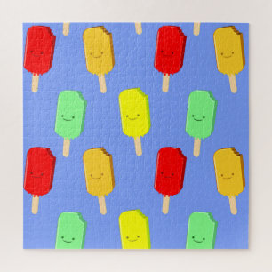 Quebra-cabeça Padrão de Pop de gelo fruta
