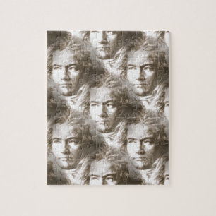 Quebra-cabeça Padrão de retrato de Beethoven