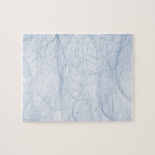 Quebra-cabeça Padrão de Sombra Azul (Horizontal)