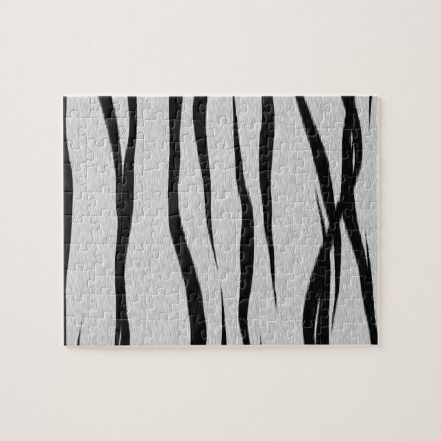 Quebra-cabeça Padrão de Stripes de Tigre (Horizontal)