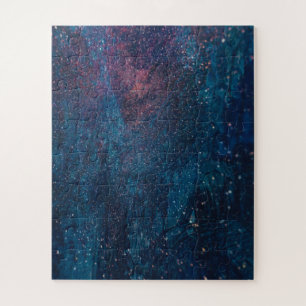 Quebra-cabeça Padrão de Tinta Glitter Abstrato Galaxy