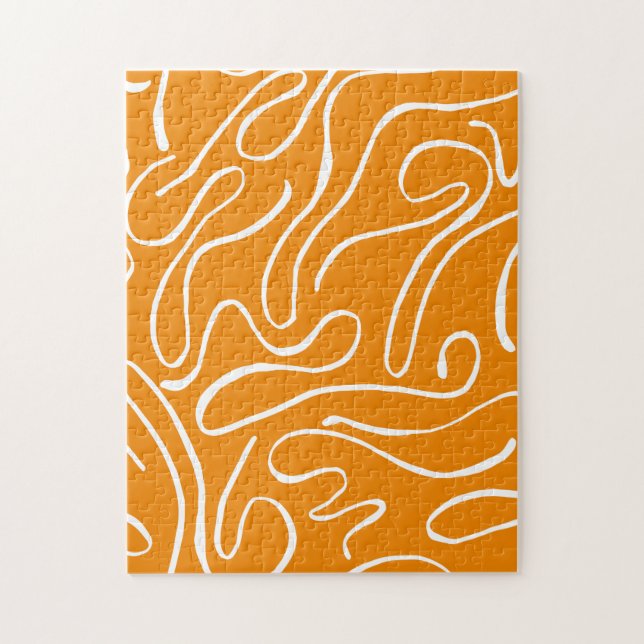 Quebra-cabeça Padrão de Vibrações Abstratas (Vertical)