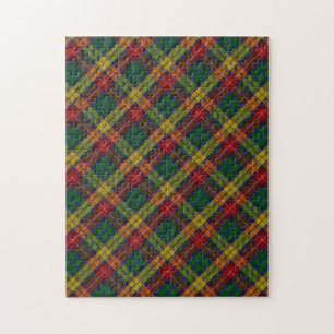 Quebra-cabeça Padrão de Xadrez de Buchanan Clan Tartan Difícil