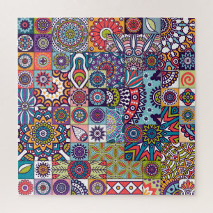 Quebra-cabeça Padrão do Azulejo Mandala