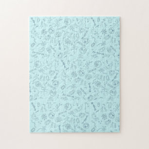 Quebra-cabeça Padrão do diagrama de biologia