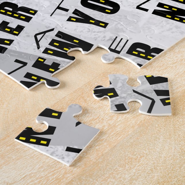 Quebra-cabeça Padrão do New Yorker nativo (Lateral)