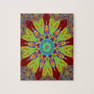 Quebra-cabeça Padrão étnico europeu da Ásia africana