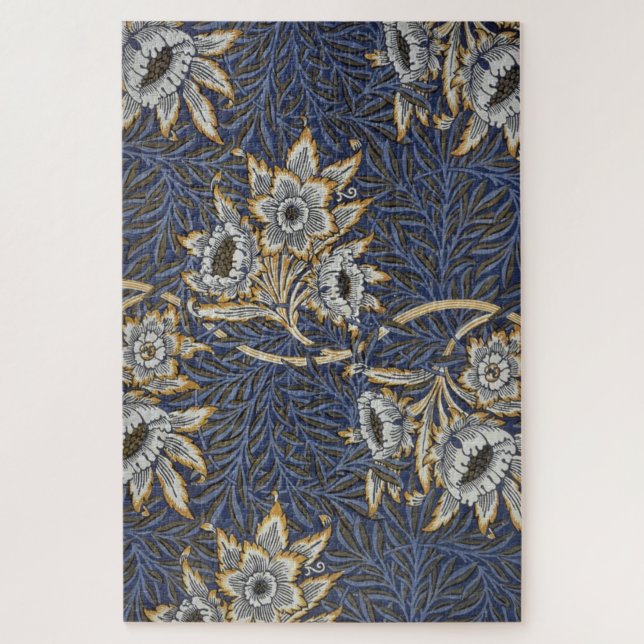 Quebra-cabeça Padrão Floral Tulipa e Salgueiro de William Morris (Vertical)