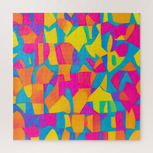 Quebra-cabeça padrão ímpar abstrato 8 (Vertical)