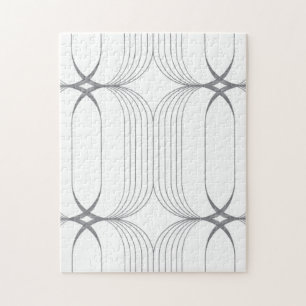 Quebra-cabeça Padrão moderno, simples e elegante de ilustração d