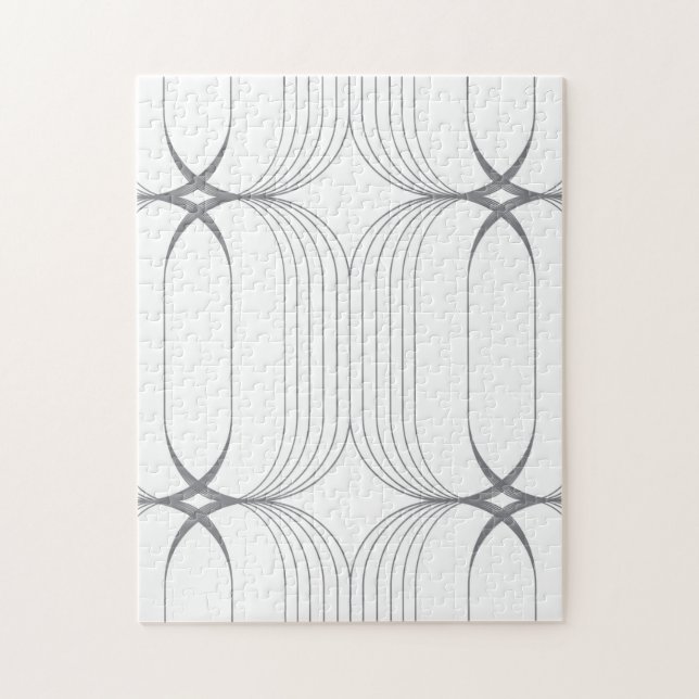 Quebra-cabeça Padrão moderno, simples e elegante de ilustração d (Vertical)