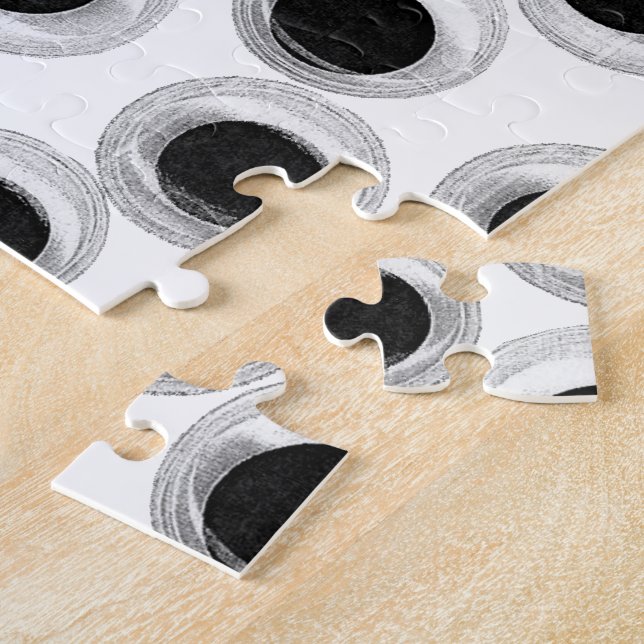 Quebra-cabeça Padrão ocular googicamente - fundo transparente (Lateral)