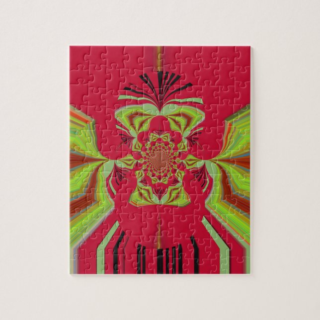 Quebra-cabeça Padrão Red Hakuna Matata (Vertical)