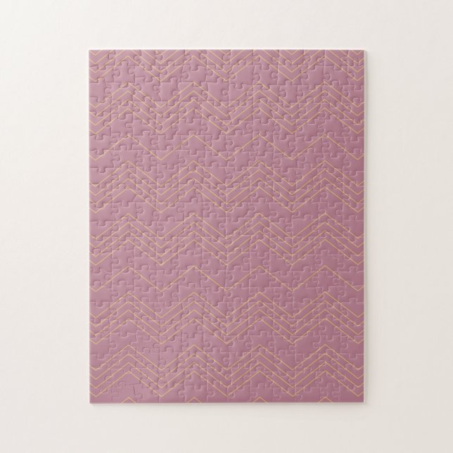Quebra-cabeça Padrão rosa, simples, moderno, legal, tradicional  (Vertical)
