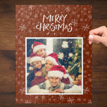 Padrão Snowflake no Red Merry Photo Jig