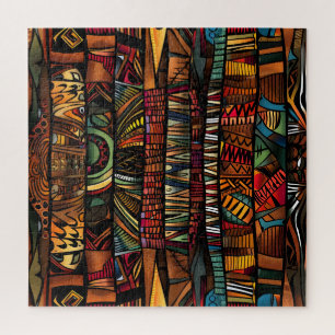 Quebra-cabeça Padrão Tribal Africano Puzzle