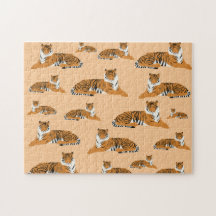 Padrões Animais do Tigre Selva