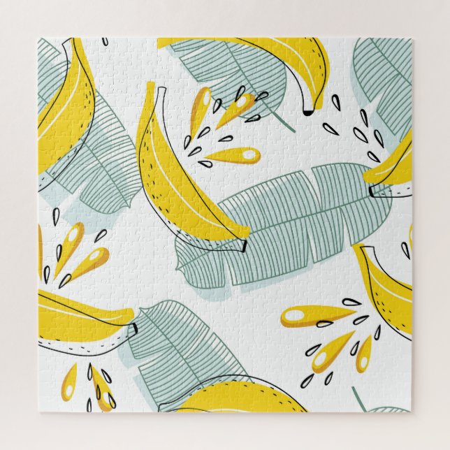 Quebra-cabeça Padrões de colheita de bananas suculentas (Vertical)