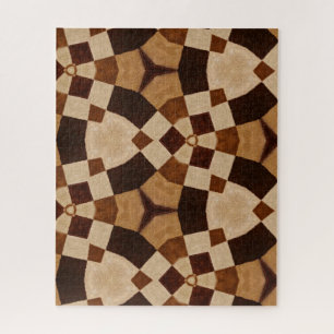 Quebra-cabeça Padrões de Formas Geométricas do Caleidoscópio Cas