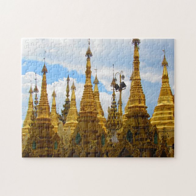 Quebra-cabeça pagodes do shwedagon (Horizontal)