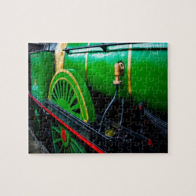 Quebra-cabeça Pai de aniversário. (Horizontal)