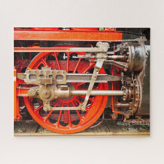 Quebra-cabeça Pai de aniversário. (Horizontal)