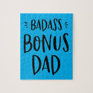 Quebra-cabeça Pai de Bônus Dia de os pais Stepdad Azul