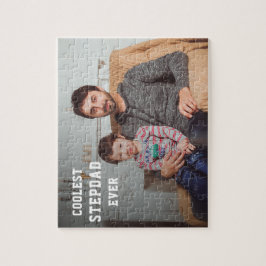 Quebra-cabeça Pai de Fotografias Personalizado Mais Legal Stepda