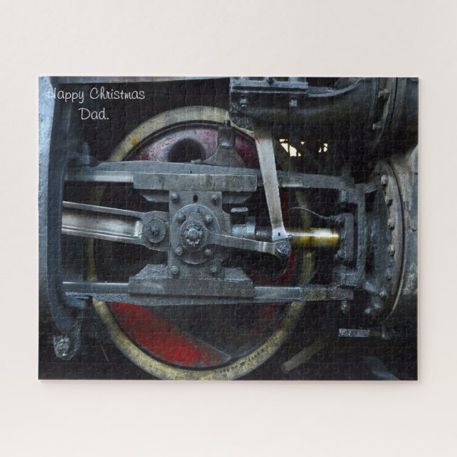 Quebra-cabeça Pai de Natal. (Horizontal)