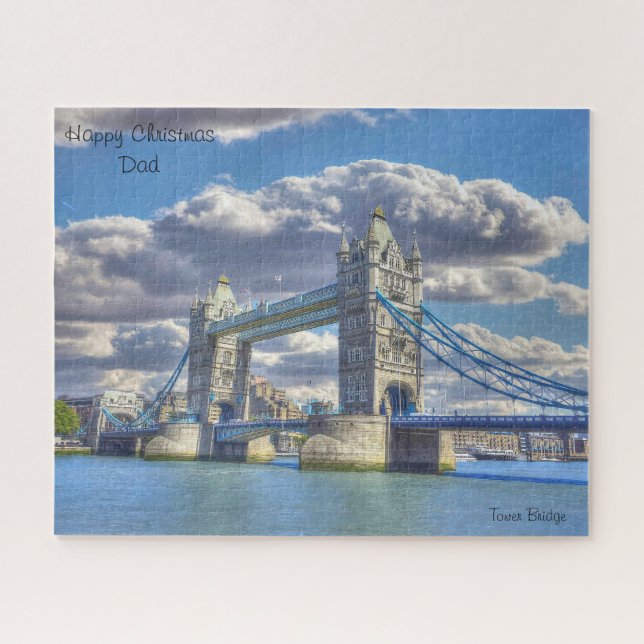 Quebra-cabeça Pai de Natal. (Horizontal)