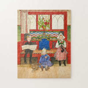 Quebra-cabeça Pai, Mãe e Criança, 1906 por Carl Larsson