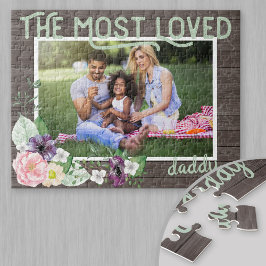 Quebra-cabeça Pai Mais Amado - Quadro Russo De Madeira Escura